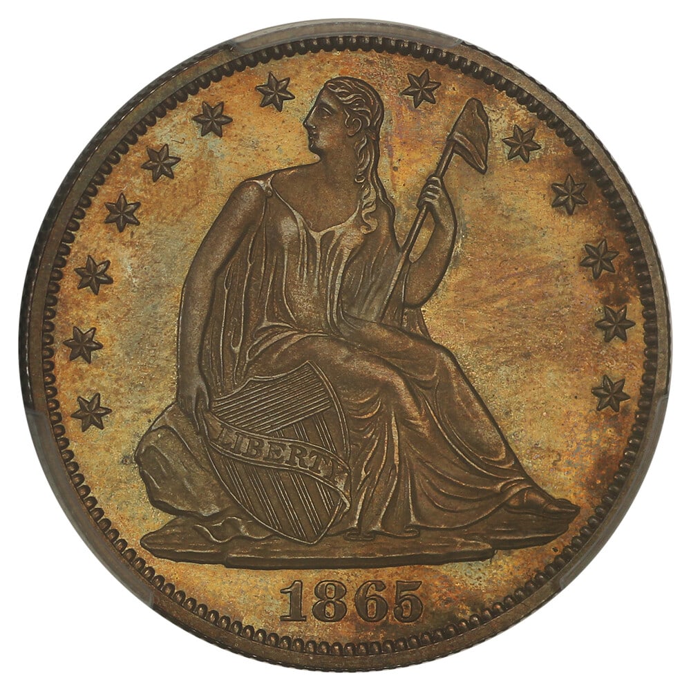PCGS 50C 1865 PR66 - 5