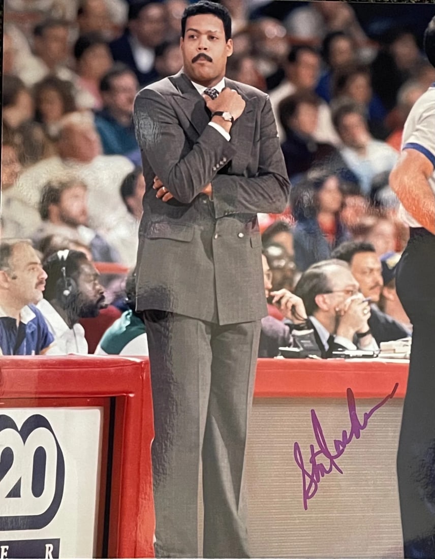 Jackson Stu Autographed Basketball Photo (1 of 1)