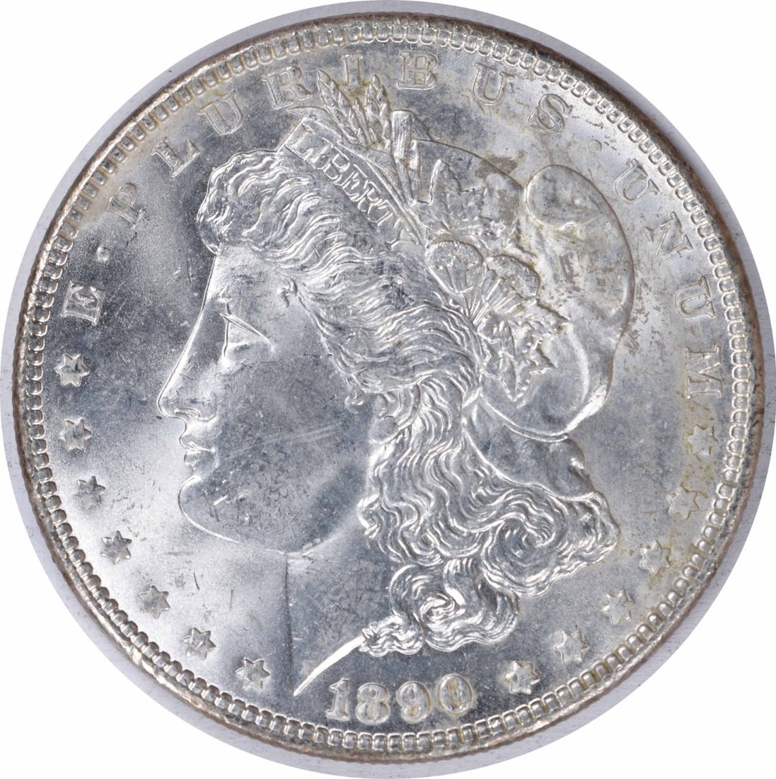 Morgan Silver Dollar 1890 Choice BU Toned Uncertified (1 of 2)