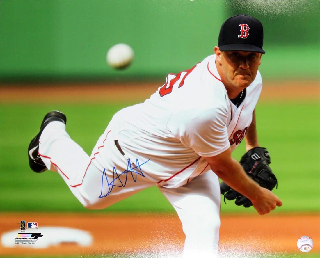 Steven Wright Autographed 16x20 Photo: Steven Wright Autographed 16x20 Photo Item Specifics: Signed in blue sharpie across the front of the photo Steven is pitching for the Boston Red Sox in this photo Authenticity is provided by Rich Altm