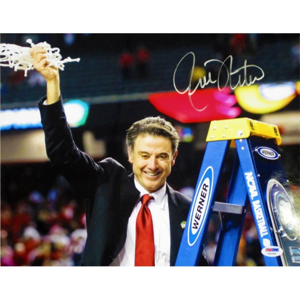 Rick Pitino Autographed 11x14 Photo (PSA/ DNA): Rick Pitino Autographed 11x14 Photo (PSA/ DNA) Item Specifics: Brand: Professional Sports Authenticator (PSA) Professional Grader: 275010 Rick Pitino Autographed 11x14 Photo Signed in silver sharpie