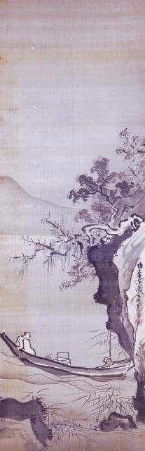 Buncho woodblock print antique scroll boat hanging excursion shuyu zu tani: Buncho woodblock print antique scroll boat hanging excursion shuyu zu tani Item Specifics: Artist: Tani Buncho Subject: Boat Excursion / Landscape Material: Washi Paper Style: Japanese Year Of Product