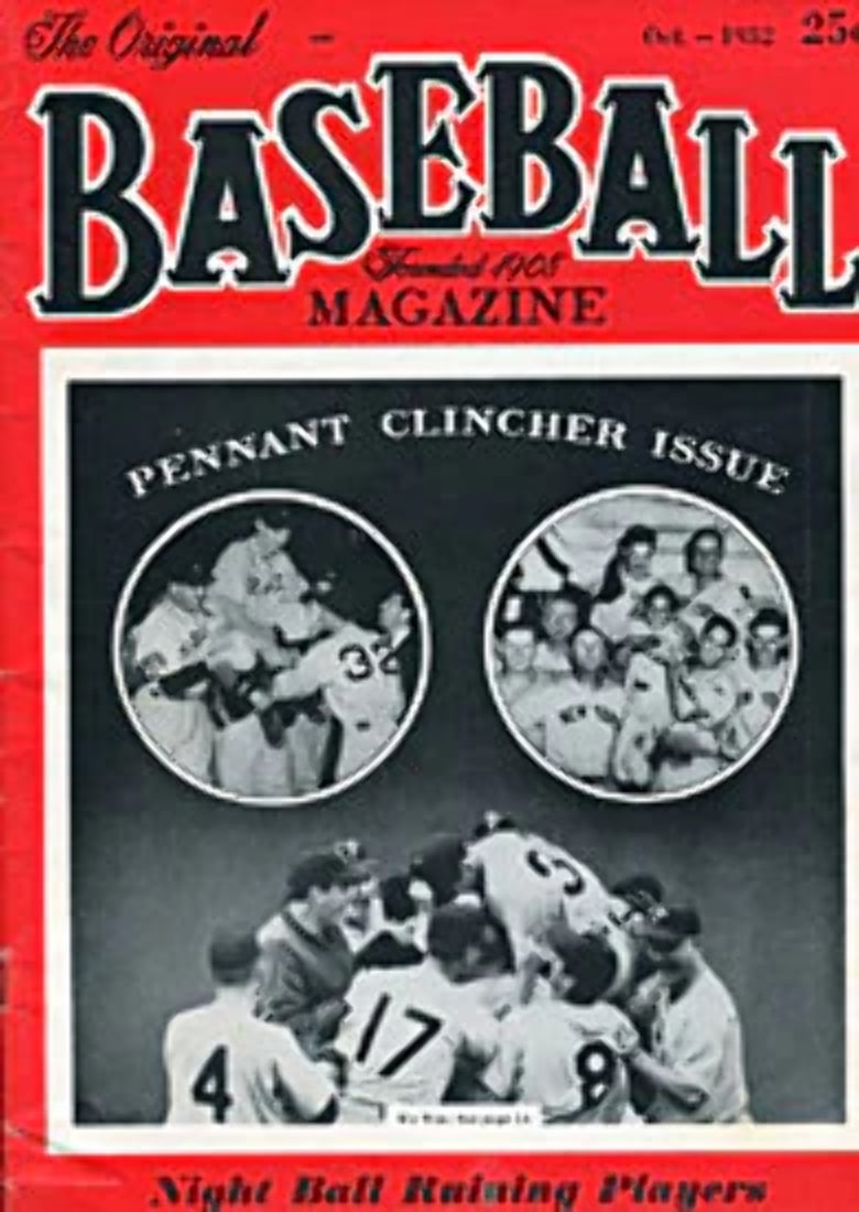 October 1952 Baseball (1 of 1)