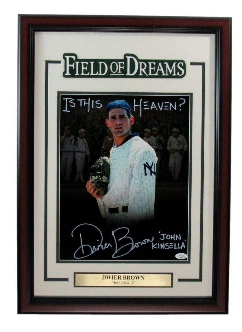 Dwier Brown "Field of Dreams" Signed/ Inscribed 11x14 Photo Framed JSA 188513 (1 of 3)