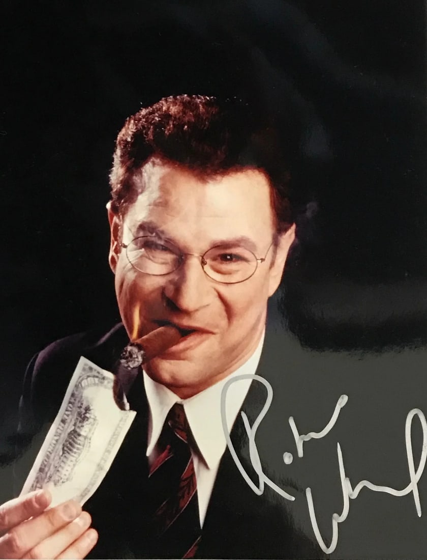 Robert Wuhl Autographed Celebrity Photo: Robert Wuhl Autographed Celebrity Photo Robert Wuhl's silver sharpie signature adds a touch of authenticity to this 8x10 celebrity photo. The photo itself captures the actor in a candid moment, making