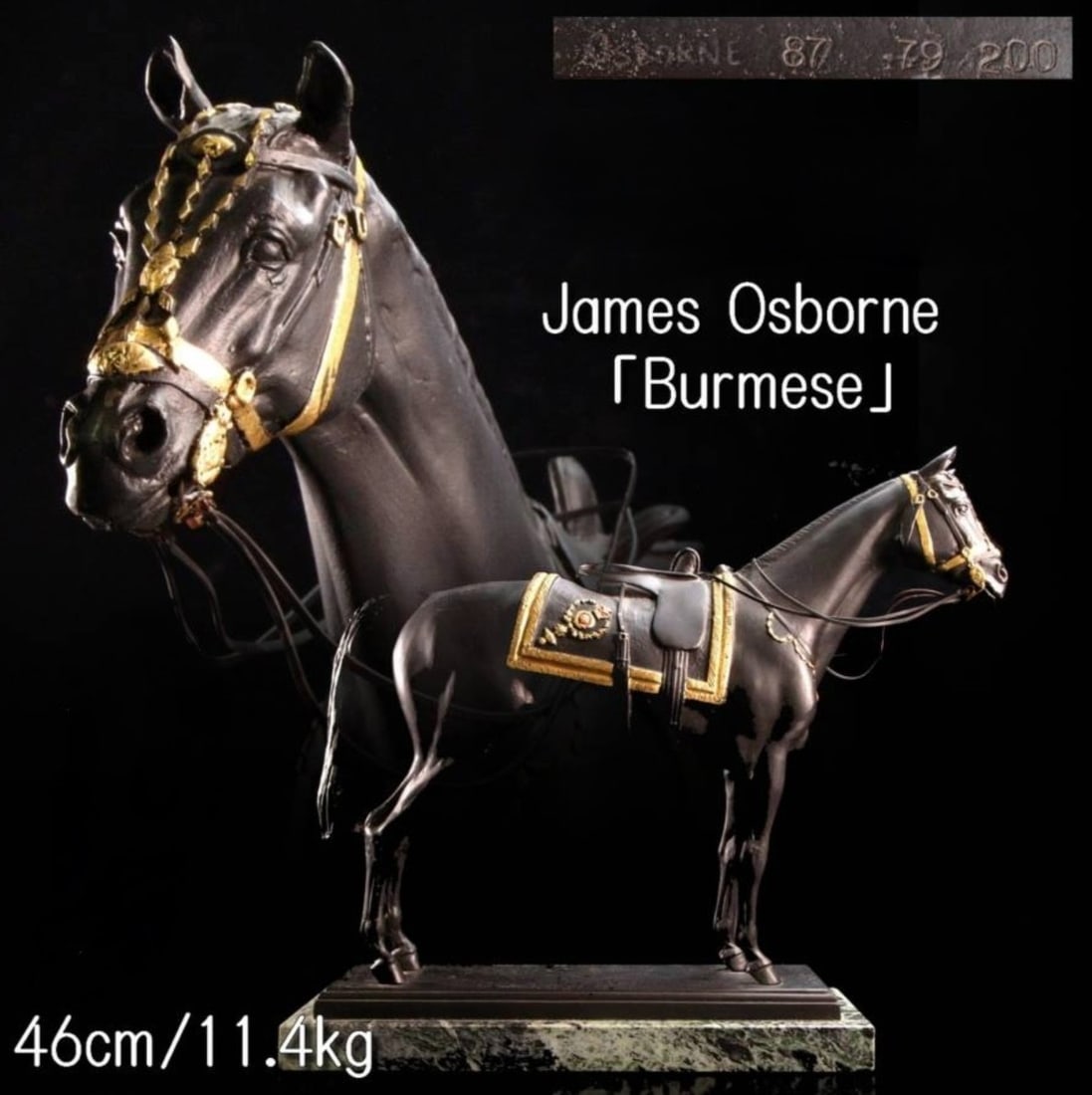 James Osborne "Burmese" Bronze Horse Sculpture 1987 79/ 200 Queen Elizabeth II UK: James Osborne "Burmese" Bronze Horse Sculpture 1987 79/ 200 Queen Elizabeth II UK Item Specifics: Unit Of Sale: Single Piece Artist: James Osborne Signed By: James Osborne Size: Large Signed: Yes Mate