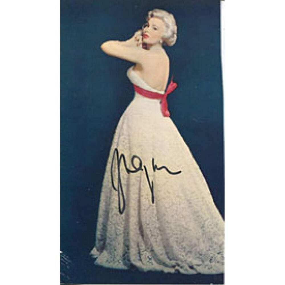 Signed by Zsa Gabor Postcard (1 of 1)