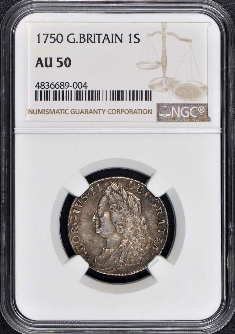 1750 G.BRITAIN ESC-1210 1S NGC AU50 (1 of 4)
