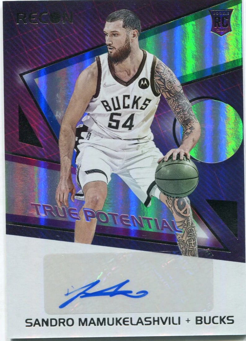 Sandro Mamukelashvili Panini Recon Autographed 2022 Rookie Card (1 of 2)