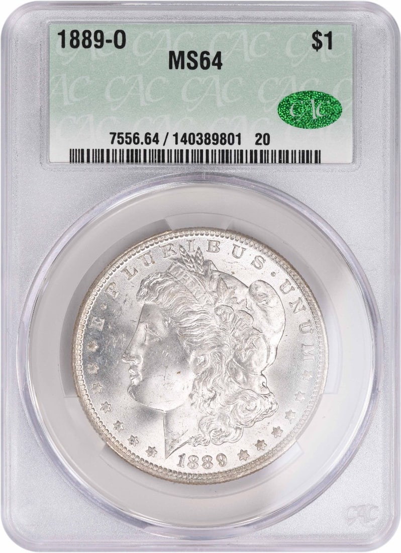 1889-O Morgan Silver Dollar MS64 CACG (1 of 3)
