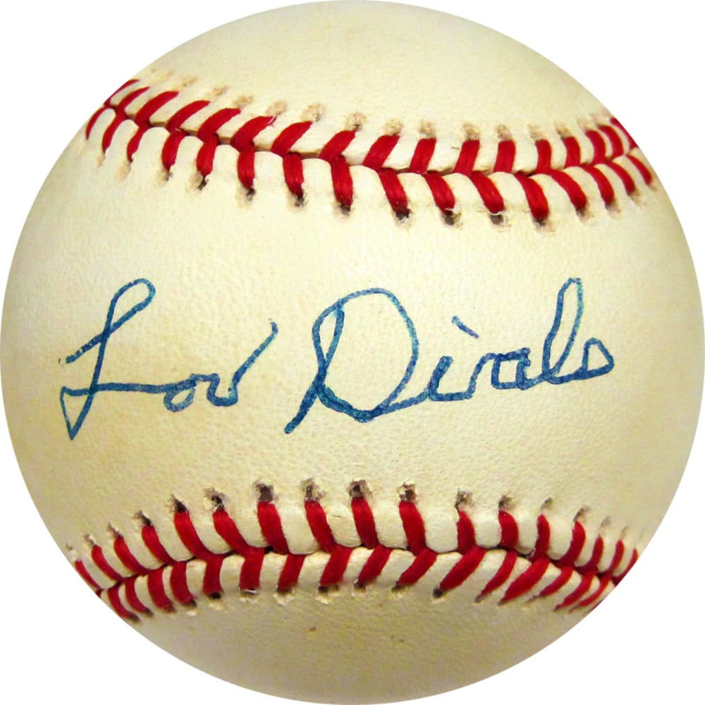 Autographed Baseball Lou Dials JSA (1 of 1)