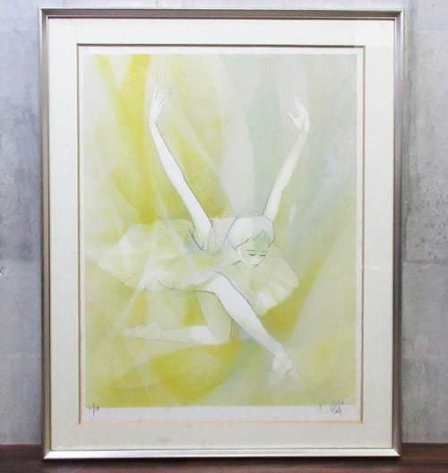 Jean-Baptiste Valadie Ballerina Lithograph Signed Limited 35/ 150 Framed (1 of 10)
