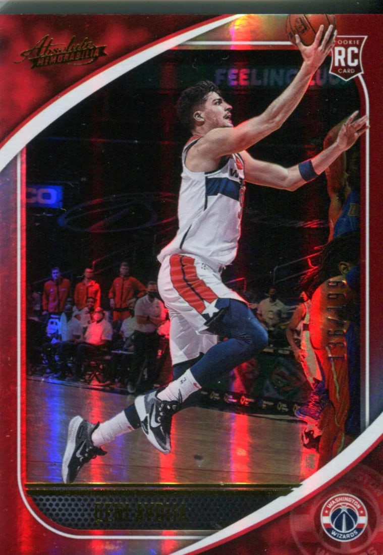 Deni Avdija 2020 Panini Absolute Red Rookie Card 136/ 199 #99 (1 of 2)
