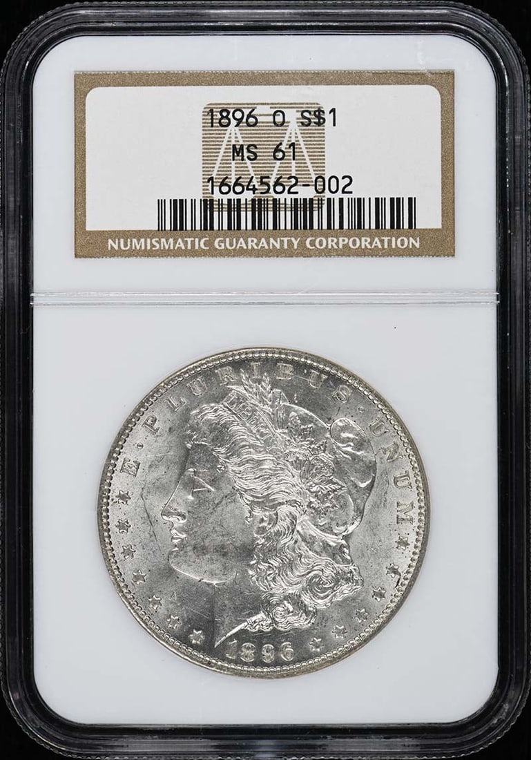 1896-O Morgan Dollar S$1 NGC MS61 (1 of 4)