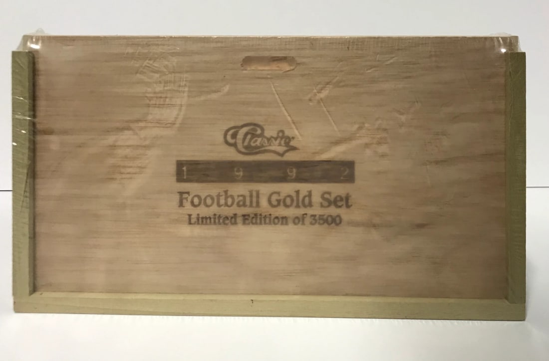 1992 Classic Football gold set Factory Sealed (3049/ 3500) (1 of 1)