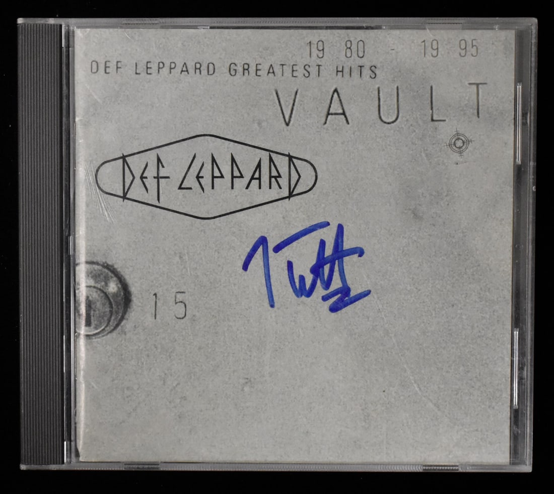 Joe Elliott Signed/ Autographed Def Leppard Greatest Hits CD Cover JSA BA208676 (1 of 3)