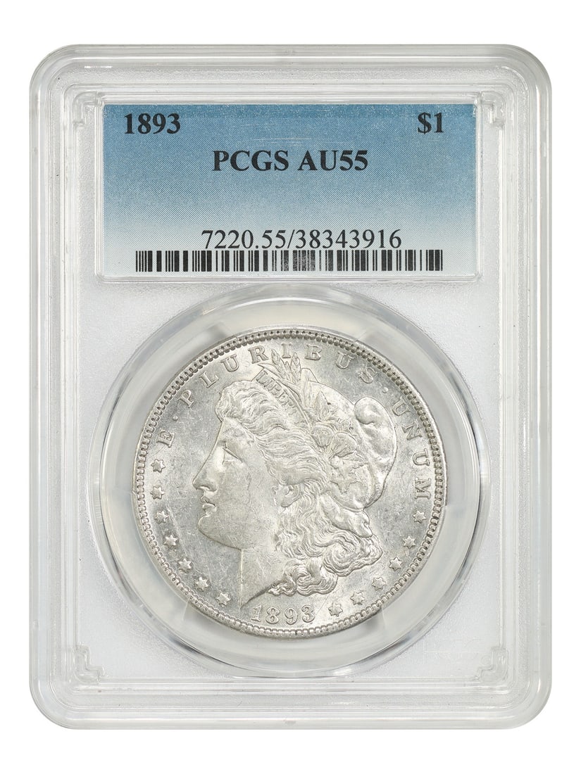 PCGS AU55 Better Date P-Mint Dollar Morgan (1 of 4)
