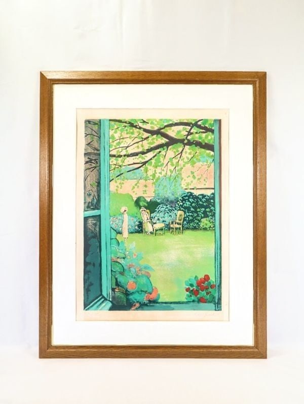 Pierre Cassigneul Signed ED175 Framed Lithograph 1981 Conversation: Pierre Cassigneul Signed ED175 Framed Lithograph 1981 Conversation Item Specifics: Artist: Jean-Pierre Cassigneul Primary Material: Paper Brand: Jean-Pierre Cassigneul Signed By: Jean-Pierre Cassigneu