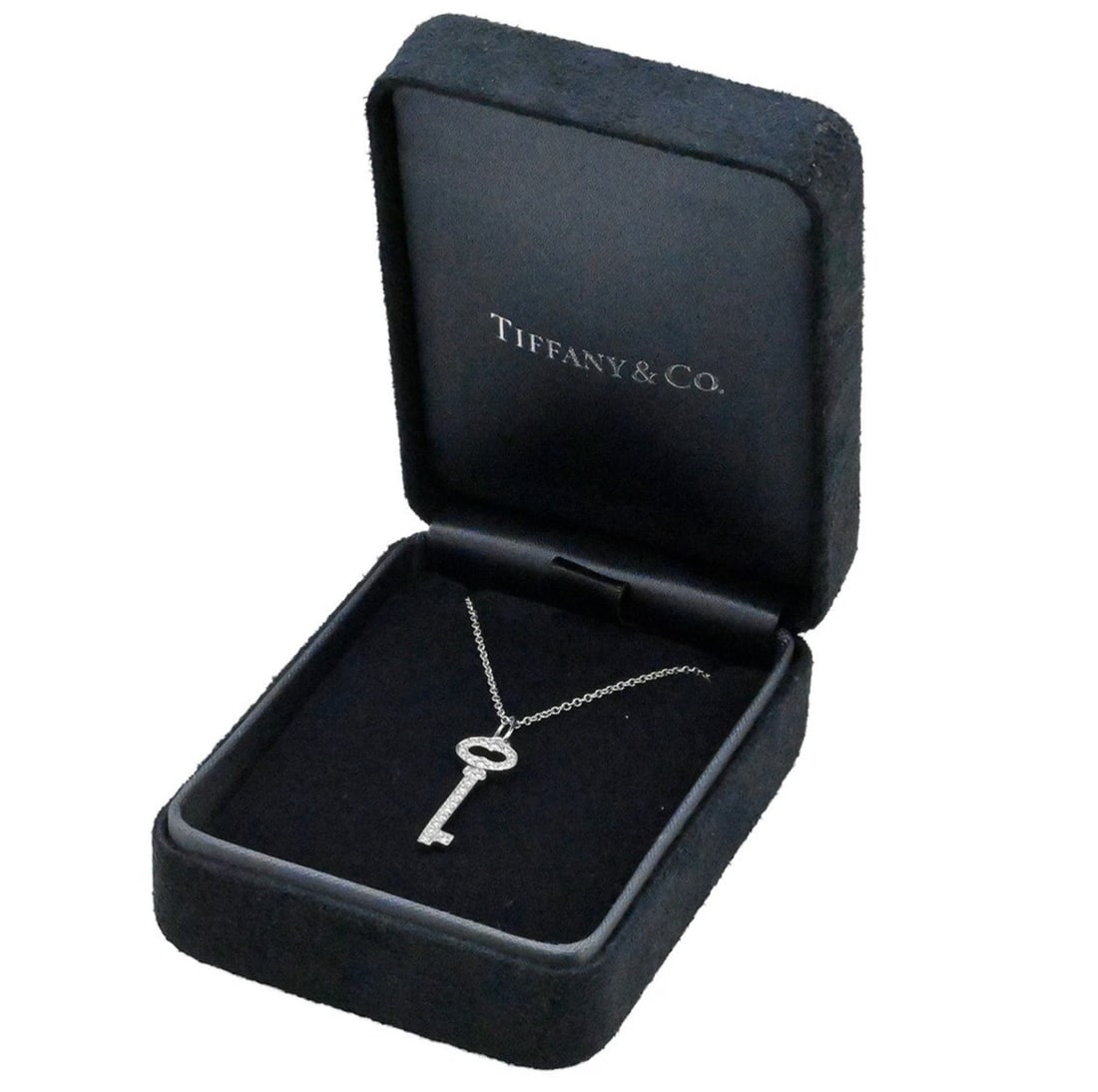 Oval Key Diamond Platinum 950 Necklace Pendant Box Gift with Tiffany: Oval Key Diamond Platinum 950 Necklace Pendant Box Gift with Tiffany Item Specifics: Pendant Shape: Key Closure: Spring Ring Occasion: Anniversary Birthday Christening Christmas Confirmation/Communion