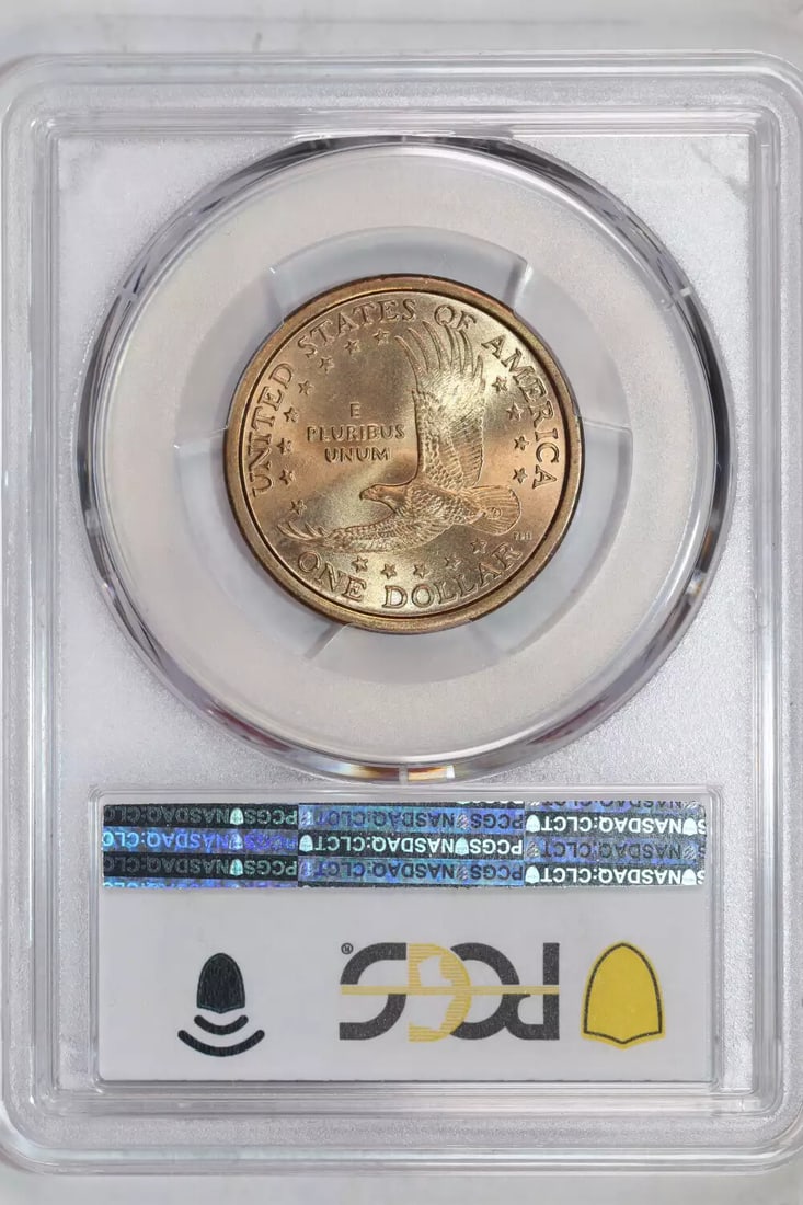 WOUNDED EAGLE PCGS MS65 SACAGAWEA DOLLAR 2000-P - 2