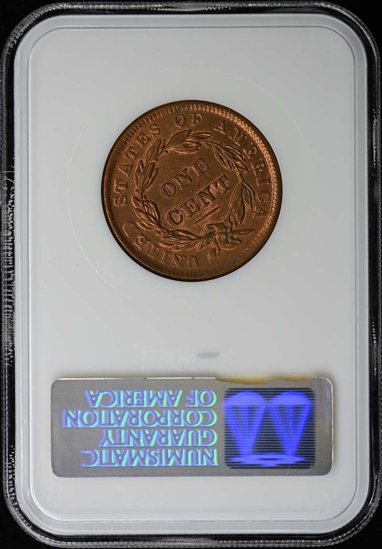Coronet Cent 1C NGC MS64RD - 2