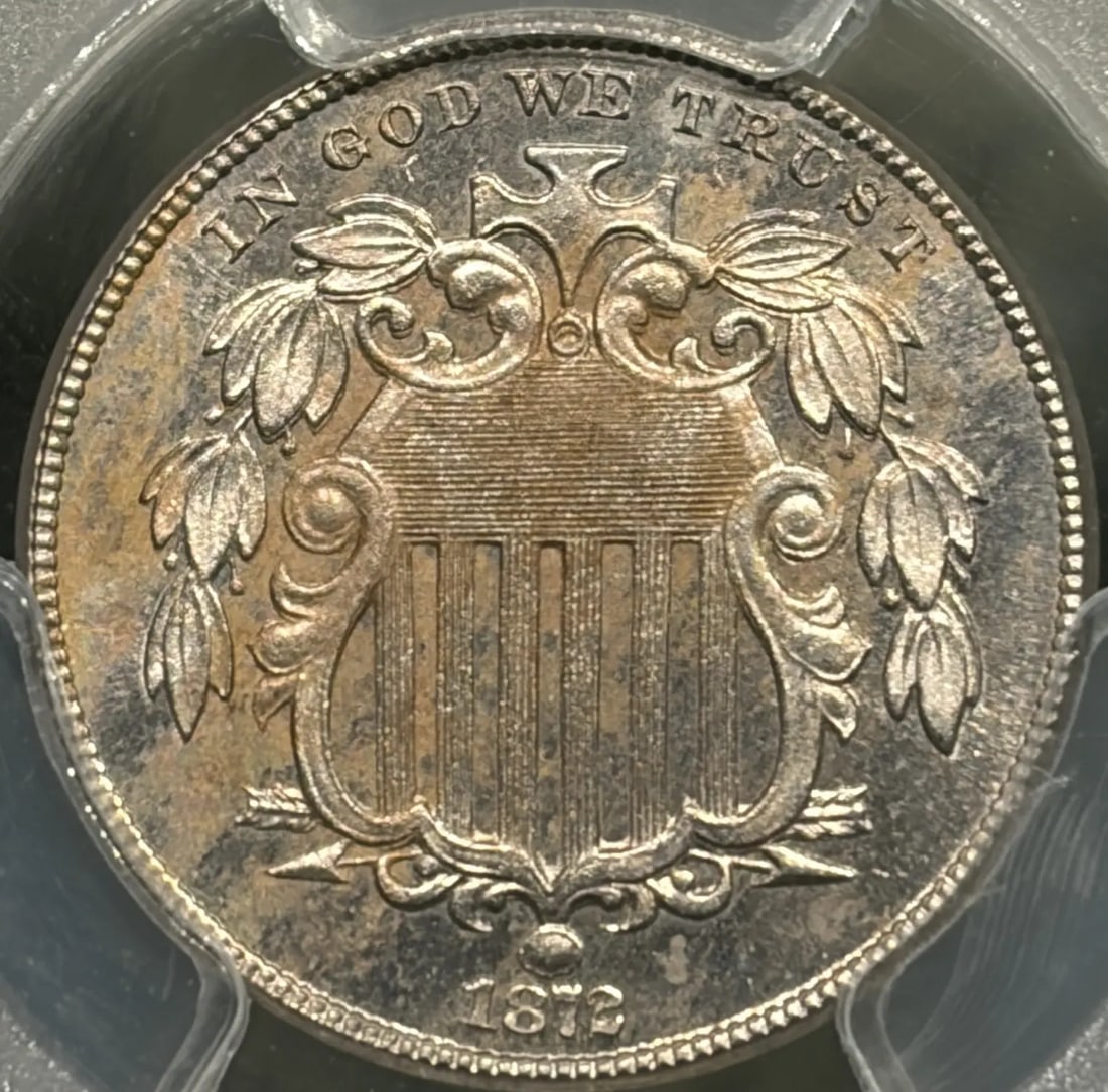 PROOF SHIELD NICKEL PCGS PR63 - 2