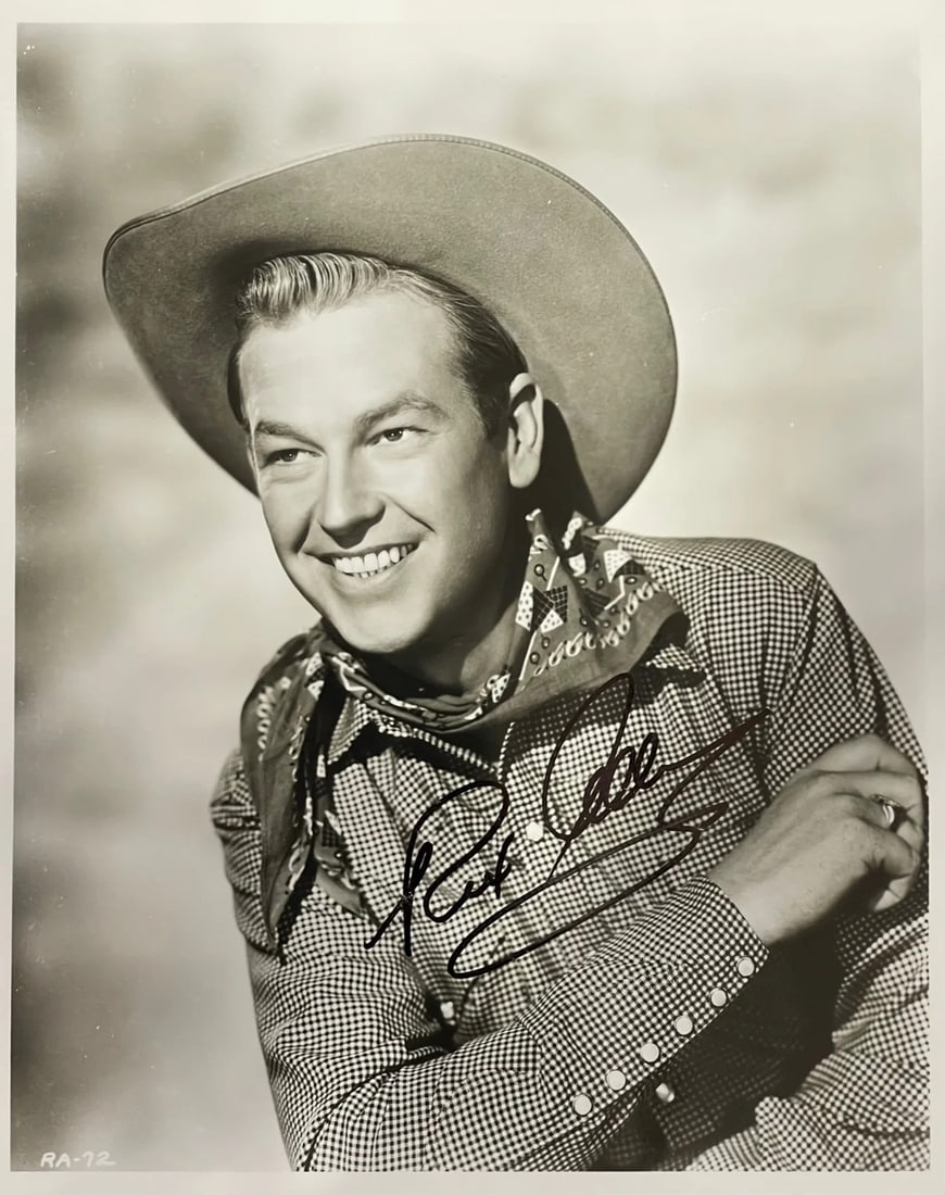 Rex Allen Autographed 8x10 Celebrity Photo (1 of 1)