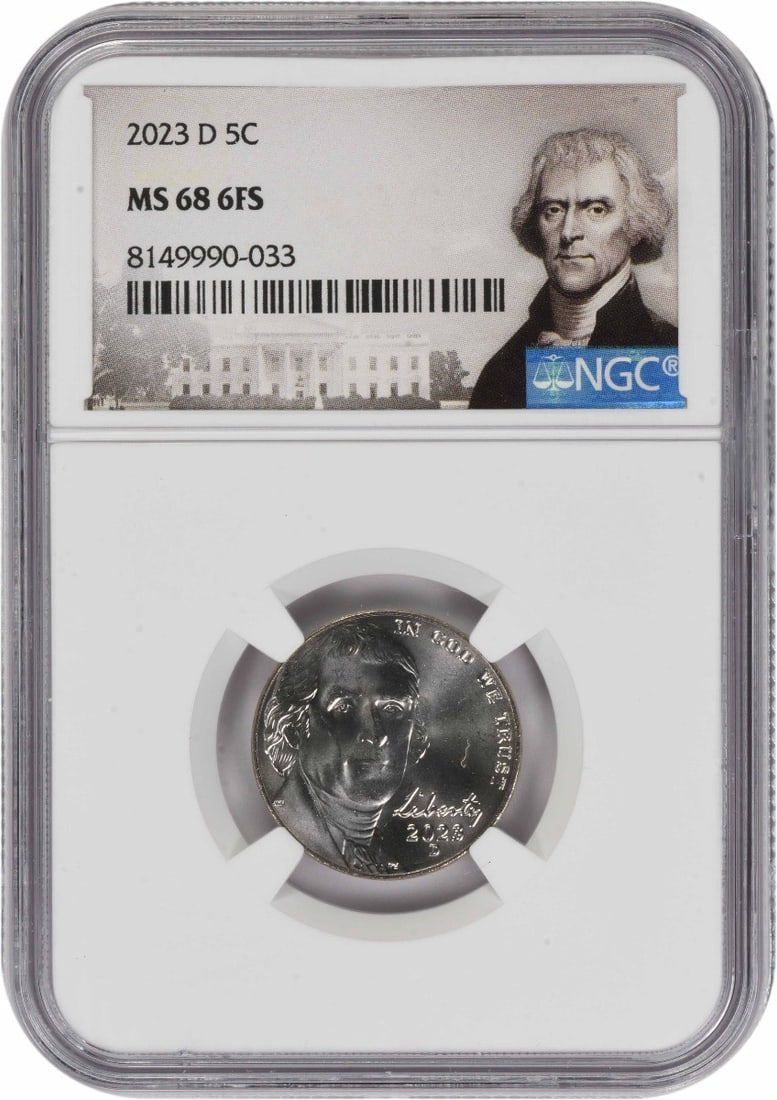 2023-D Jefferson Nickel MS68 6FS NGC (1 of 1)