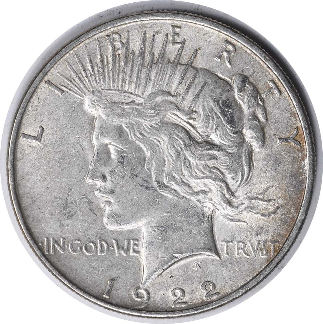 1922 VAM 1F Peace Dollar Field Break AU Uncertified: 1922 VAM 1F Peace Dollar Field Break AU Uncertified The 1922 VAM 1F Peace Dollar Field Break AU Uncertified boasts an impressive history, featuring the iconic design of Anthony de Francisci and a stri
