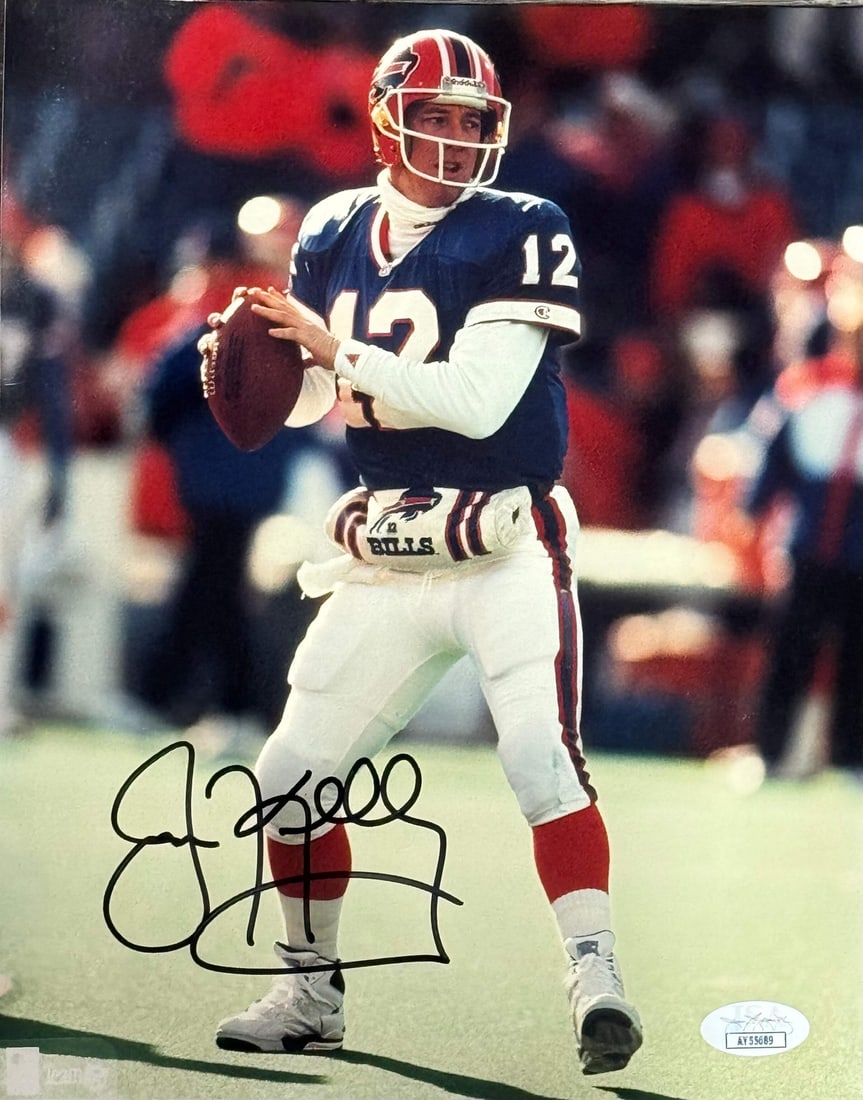 Kelly Jim Autographed 8x10 Photo Football (1 of 1)