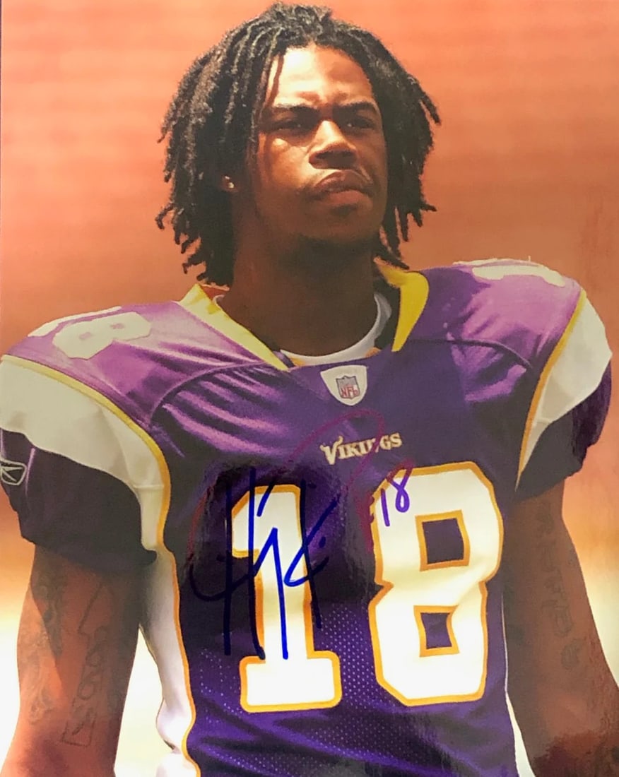 Sidney Rice Photo Autographed (1 of 1)