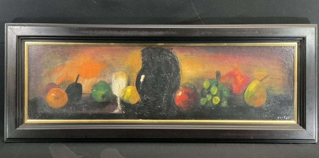 Oil painting still life fruits modern art original Czech ladislav: Oil painting still life fruits modern art original Czech ladislav Item Specifics: Artist: Ladislav Leitgeb Unit Of Sale: Single Piece Signed By: Ladislav Leitgeb Size: Large Signed: Yes Material: