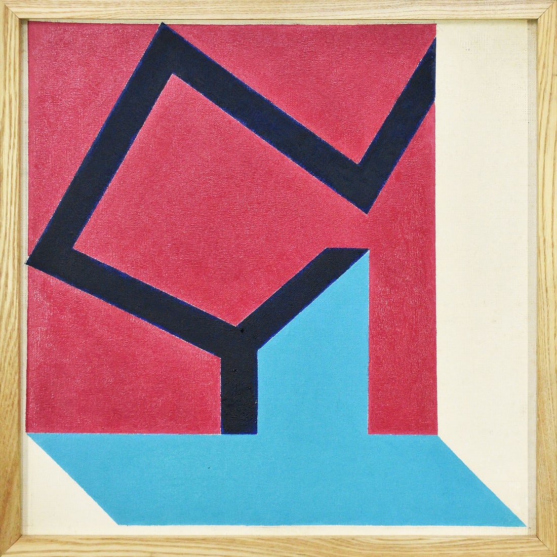 Tadashi Sugimata 1971 Abstract Oil Painting Signed Japanese Art Authentic (1 of 12)