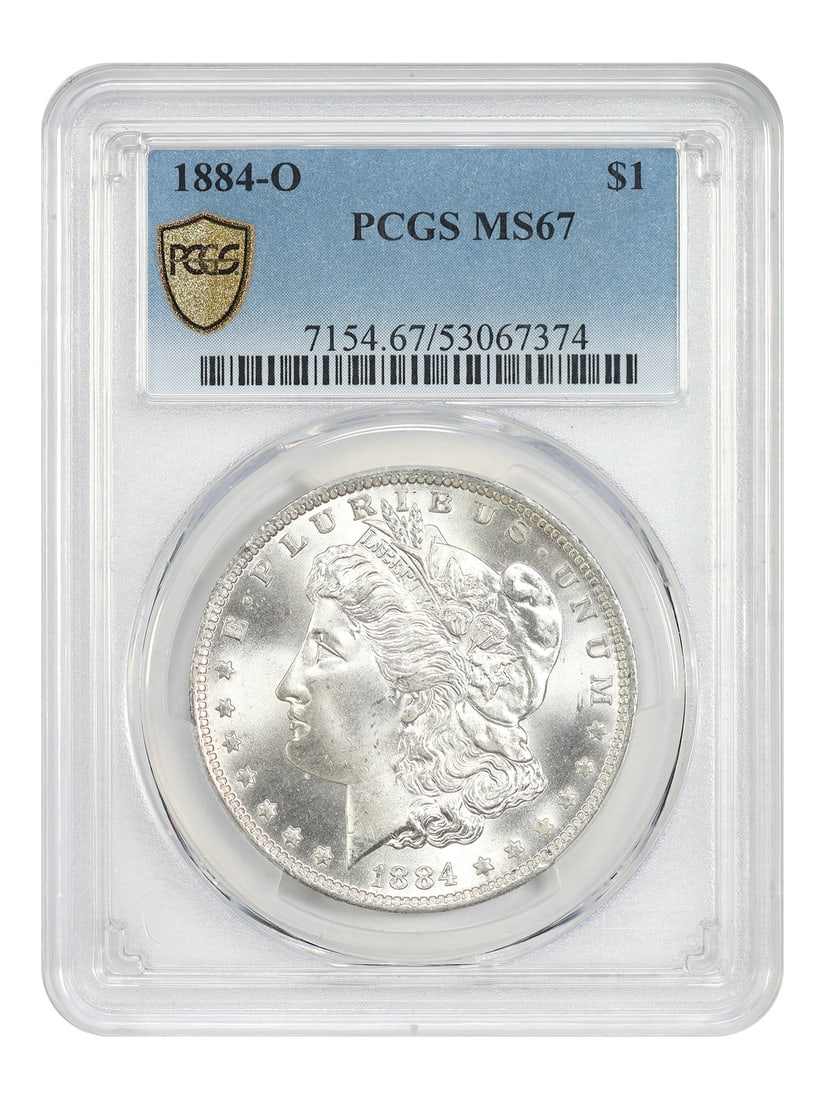 1884-O $1 PCGS MS67 - Morgan Dollar - Popular O-Mint Morgan (1 of 4)