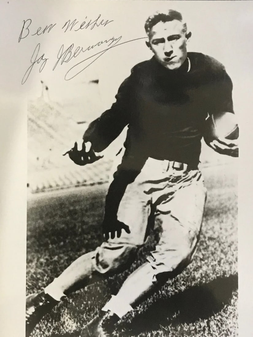 Jay Berwanger Autographed 8x10 Football Photo (1 of 1)