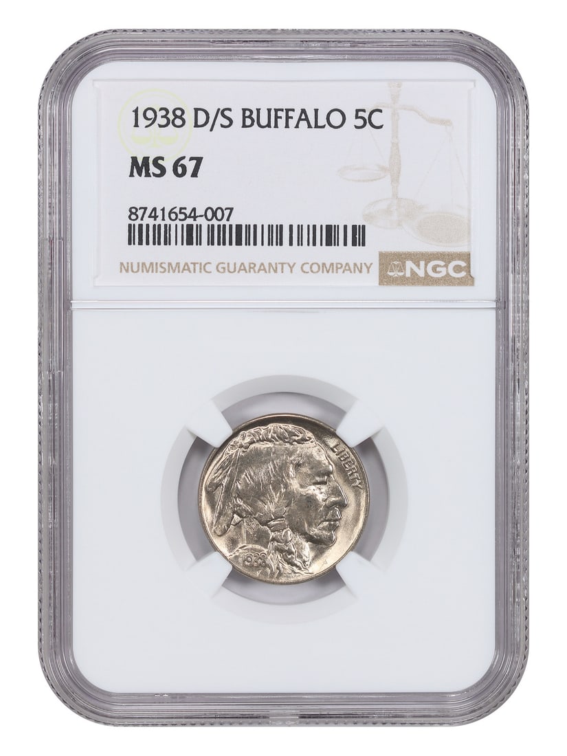 1938-D/ S 5C Buffalo NGC MS67 - Buffalo Nickel - Popular Variety (1 of 4)