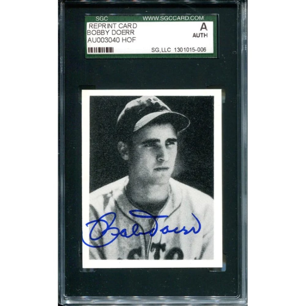 Doerr Autographed 1988 Reprint Card (1 of 1)