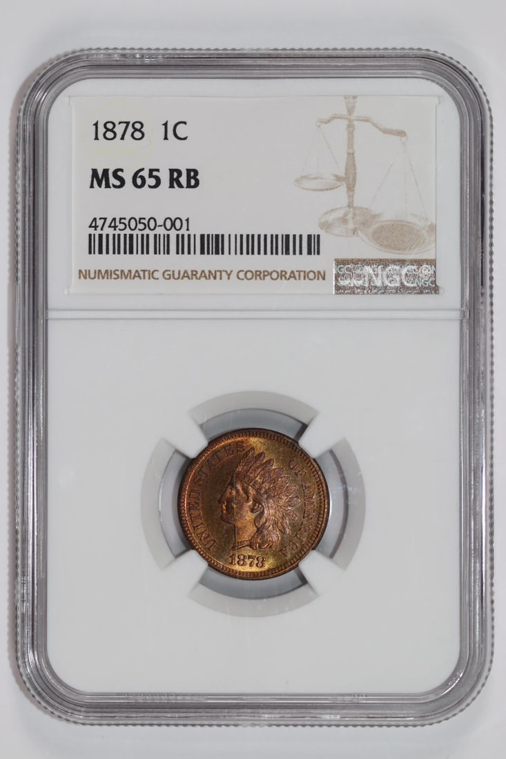 INDIAN HEAD CENT NGC MS65 VERY PQ (1 of 2)