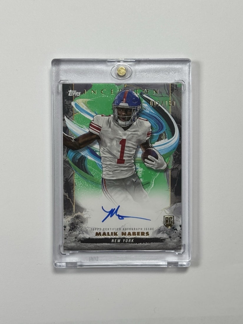 2024 TOPPS INCEPTION MALIK NABERS #RA-MN ROOKIE AUTO/ 150 (1 of 2)