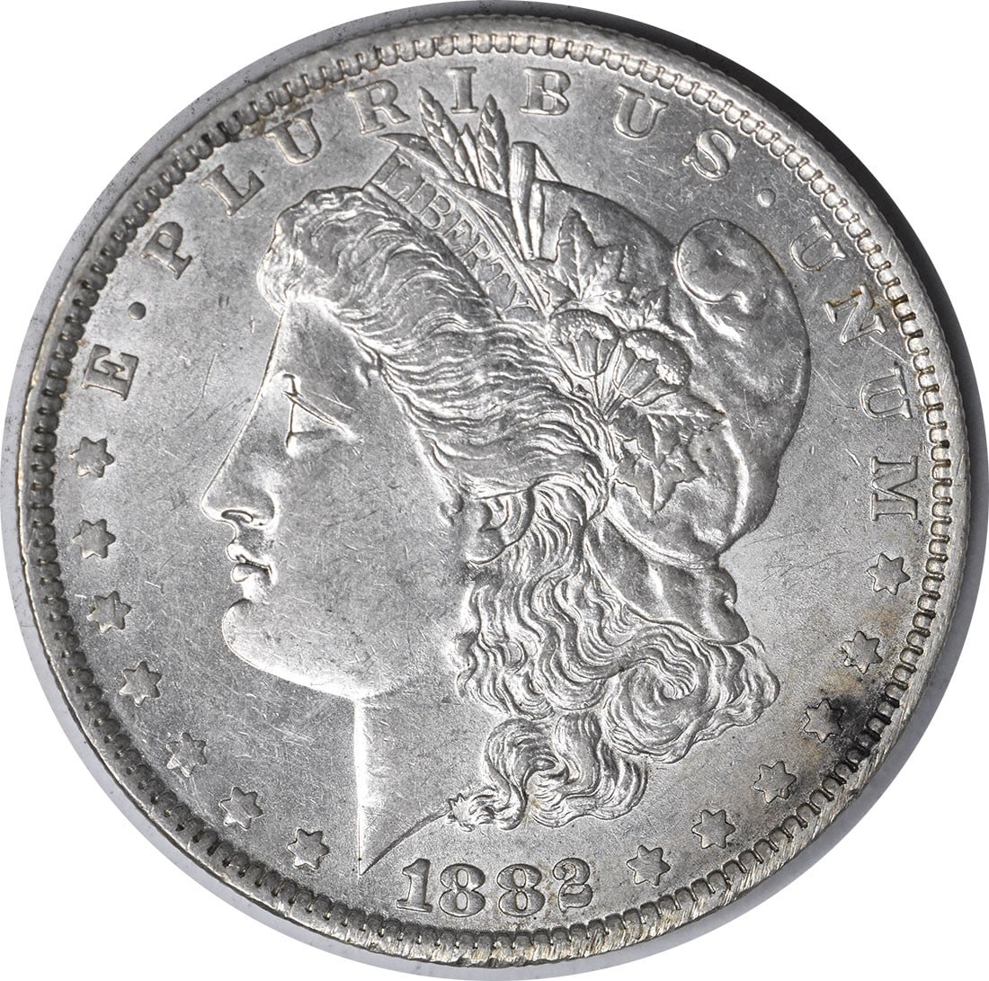 1882-O/ S VAM 4 Morgan Silver Dollar O/ S Recessed AU Slider Uncertified: 1882-O/ S VAM 4 Morgan Silver Dollar O/ S Recessed AU Slider Uncertified Uncertified Circulated/Uncirculated 1882-O/ S VAM 4 Morgan Silver Dollar O/ S Recessed AU Slider features a unique combination 
