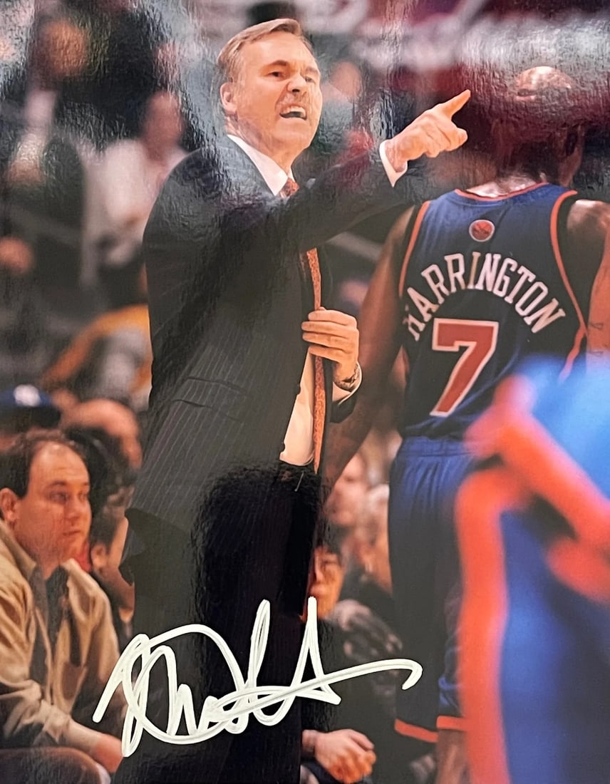 Mike D'Antoni Autographed Basketball 8x10 Photo (1 of 1)