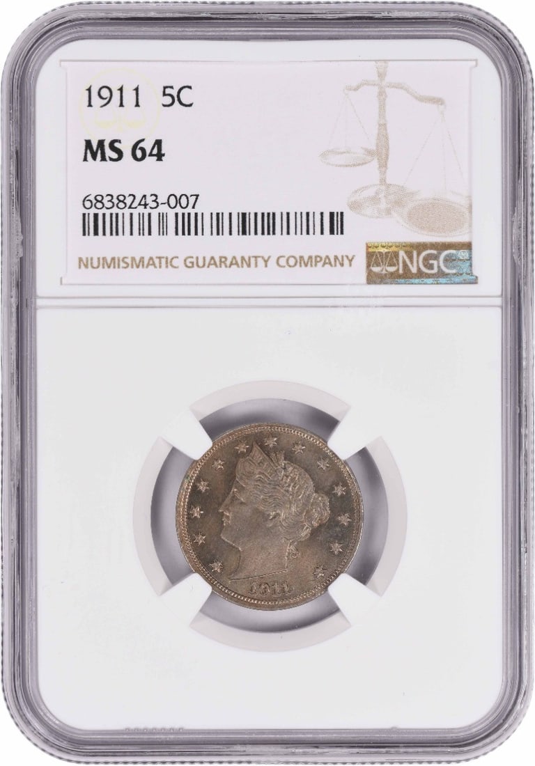 MS64 NGC Liberty Nickel 1911 (1 of 3)