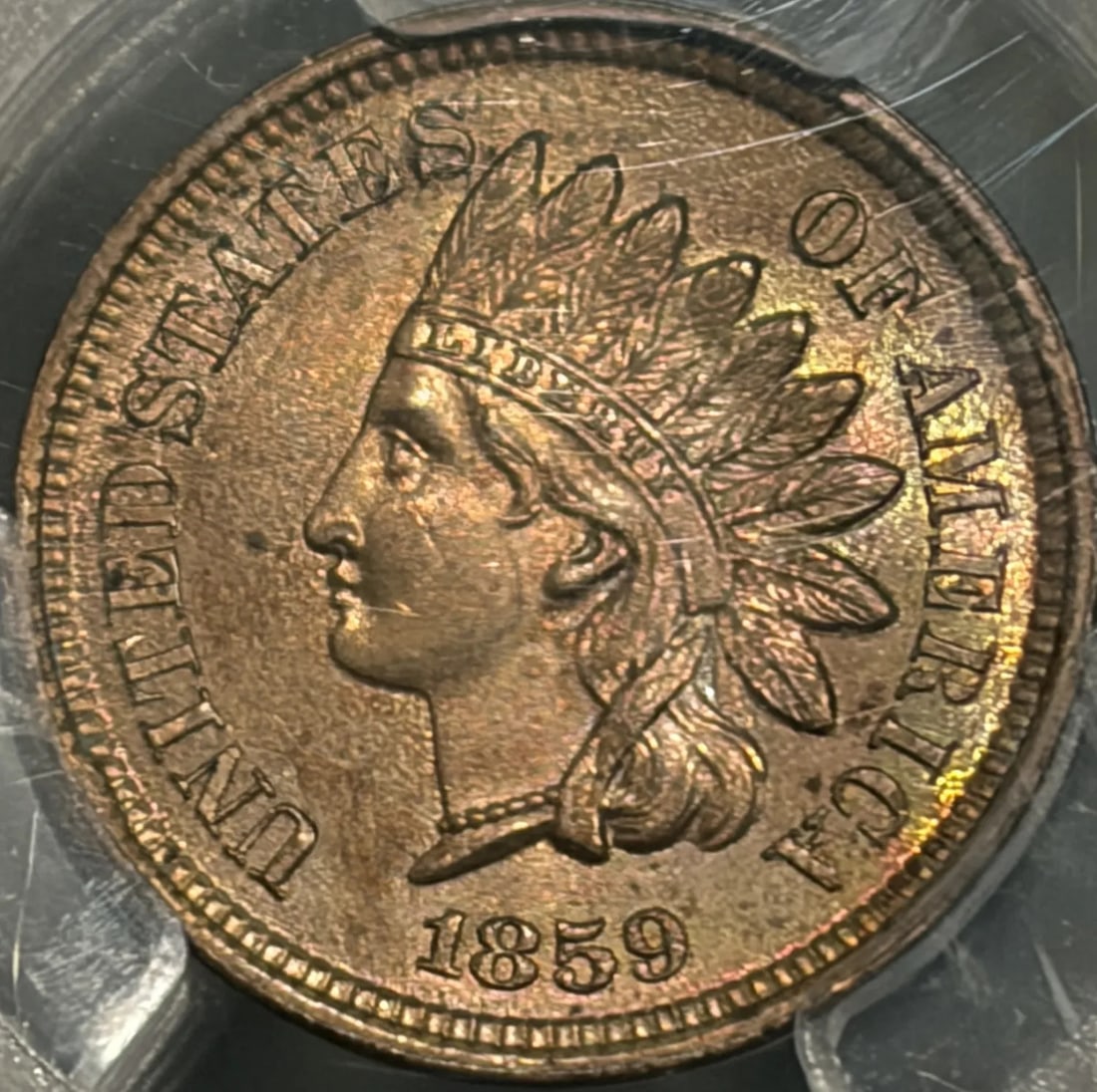 INDIAN CENT PCGS MS64 - 2