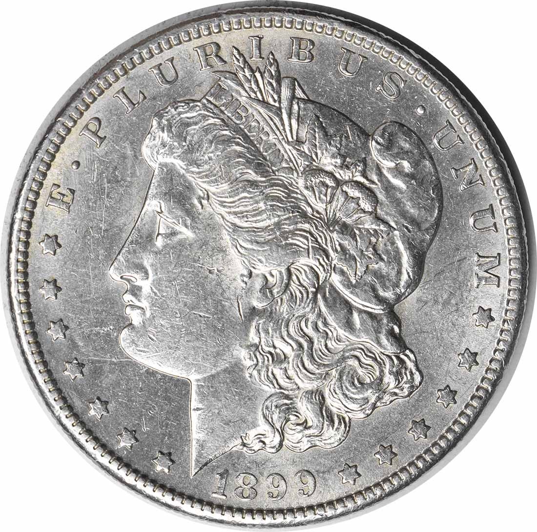 1899-S Morgan Silver Dollar AU Slider Uncertified (1 of 2)