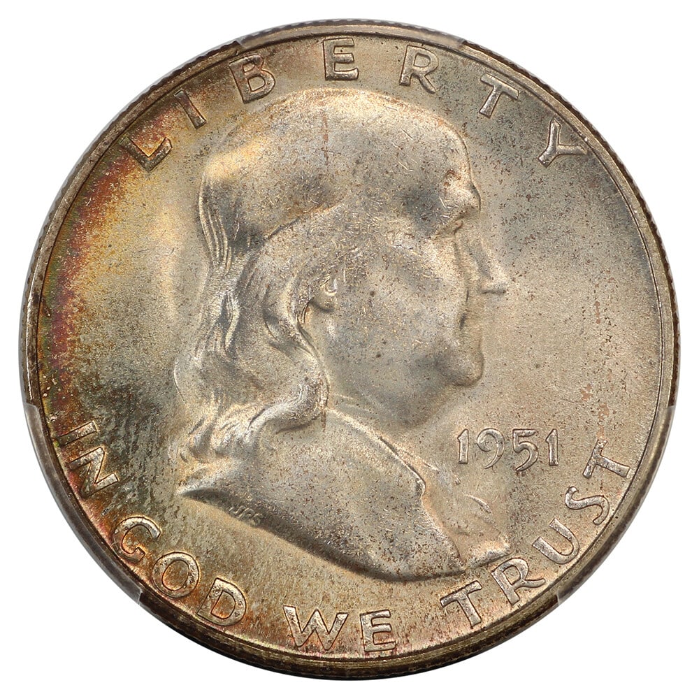 PCGS MS67FBL 50C 1951 - 3