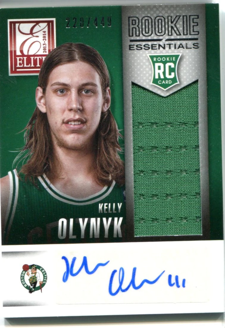 Panini Elite Rookie Autographed Card by Kelly Olynyk 2013-14 (1 of 1)
