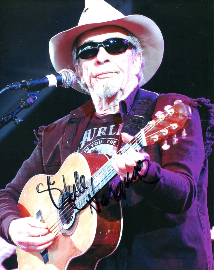 Haggard Merle Autographed Photo 8x10 (1 of 1)