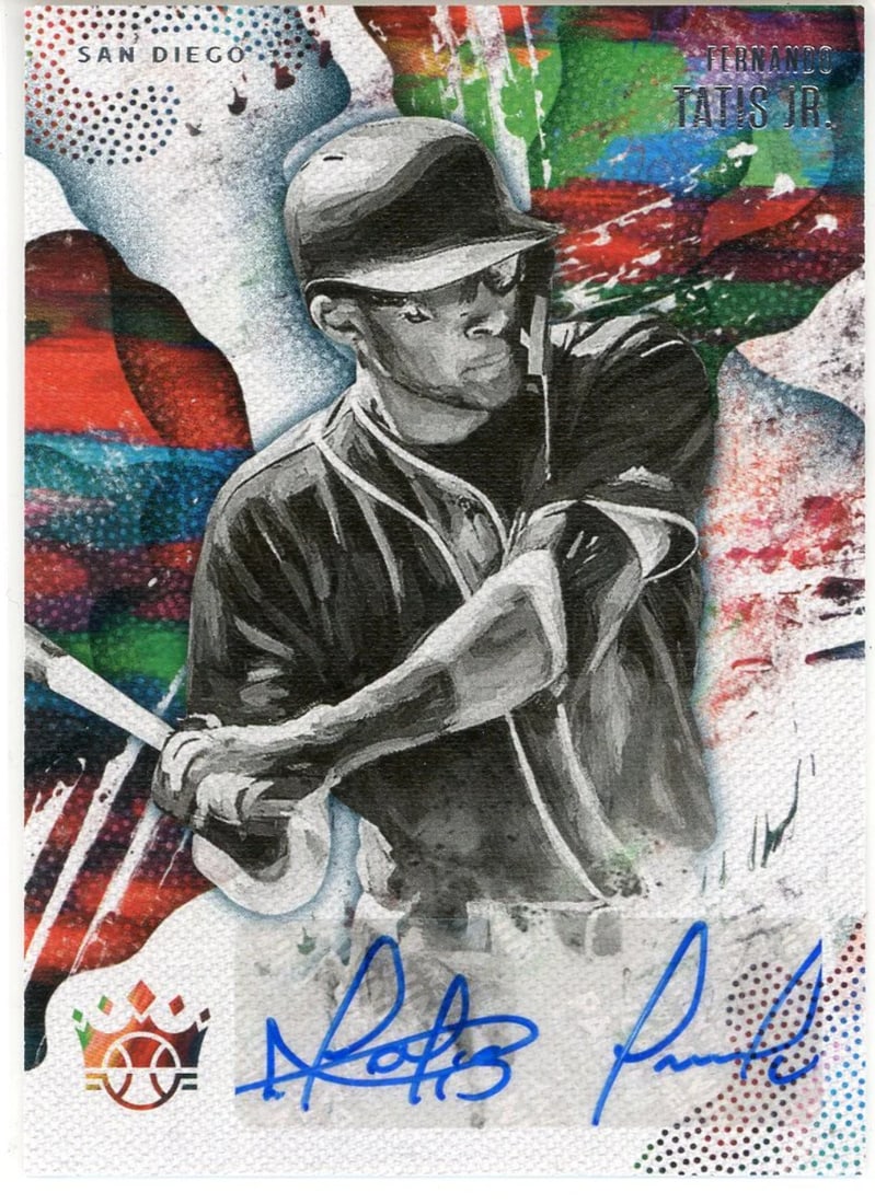 Fernando Tatis Jr autographed 2019 Panini Diamond Kings card #DKS-FT (1 of 2)