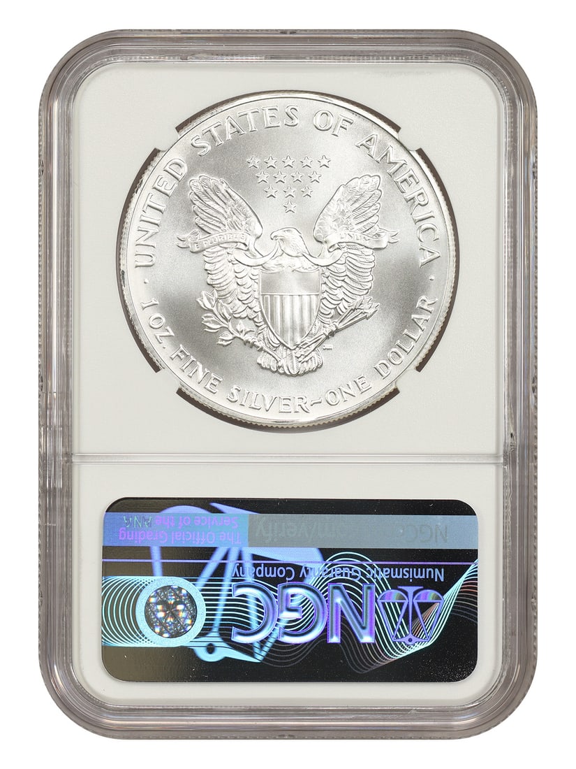1993 $1 Silver Eagle NGC MS70 - Silver Eagles - 2