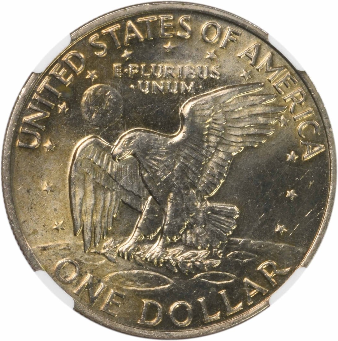1972 Eisenhower Dollar Type 2 MS65 NGC - 3